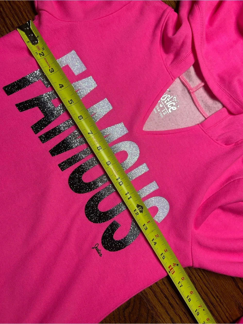 Justice hot pink